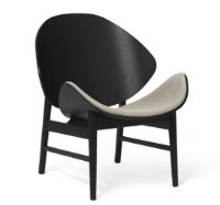 Billede af Warm Nordic The Orange Lounge Chair SH: 38 cm - Black/Grey