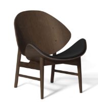 Billede af Warm Nordic The Orange Lounge Chair SH: 38 cm - Smoked/Black 