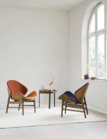 Billede af Warm Nordic The Orange Lounge Chair SH: 38 cm - Smoked/Amber 