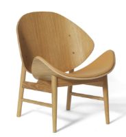 Billede af Warm Nordic The Orange Lounge Chair SH: 38 cm - Oak/Nature