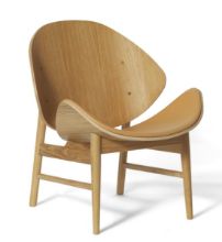 Billede af Warm Nordic The Orange Lounge Chair SH: 38 cm - Oak/Nature