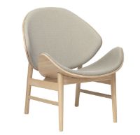 Billede af Warm Nordic The Orange Lounge Chair SH: 38 cm - Oak/Grey