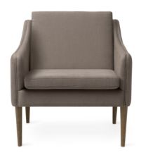 Billede af Warm Nordic Mr. Olsen Lounge Chair SH: 46 cm - Smoked Oak/Broken Grey 
