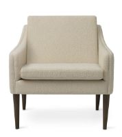 Billede af Warm Nordic Mr. Olsen Lounge Chair SH: 46 cm - Smoked Oak/Cream
