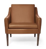 Billede af Warm Nordic Mr. Olsen Lounge Chair SH: 46 cm - Smoked Oak/Cognac