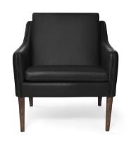 Billede af Warm Nordic Mr. Olsen Lounge Chair SH: 46 cm - Smoked Oak/Black 