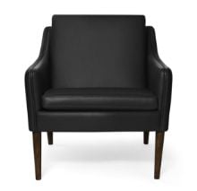Billede af Warm Nordic Mr. Olsen Lounge Chair SH: 46 cm - Walnut/Black