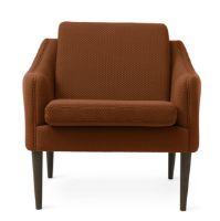 Billede af Warm Nordic Mr. Olsen Lounge Chair SH: 46 cm - Smoked Oak/Spicy Brown