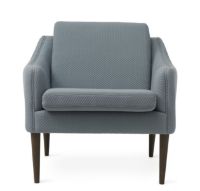 Billede af Warm Nordic Mr. Olsen Lounge Chair SH: 46 cm - Smoked Oak/Cloudy Grey