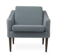 Billede af Warm Nordic Mr. Olsen Lounge Chair SH: 46 cm - Smoked Oak/Cloudy Grey