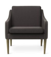 Billede af Warm Nordic Mr. Olsen Lounge Chair SH: 46 cm - Smoked Oak/Mocca