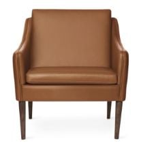 Billede af Warm Nordic Mr. Olsen Lounge Chair SH: 46 cm - Smoked Oak/Camel