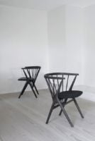 Billede af Sibast Furniture No 8 Dining SH: 45 cm -  Sort Bøg/ Saga Black