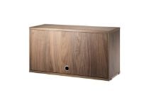 Billede af String Furniture Cabinet W. Flip Doors 78x42 cm - Valnød