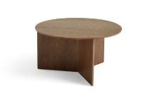 Billede af HAY Slit Table Wood XL Ø: 65 cm - Walnut 