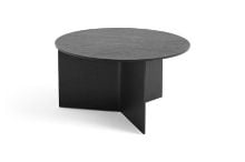 Billede af HAY Slit Table Wood XL Ø: 65 cm - Black 