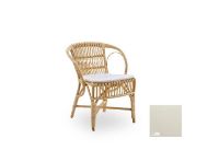 Billede af Sika-Design Robert Spisebordsstol stol inkl. Sædehynde SH: 46 cm - Natural/B450 Tempotest White