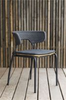 Billede af Mindo 101 Dining Chair Cushion 48x45 cm - Dark Grey