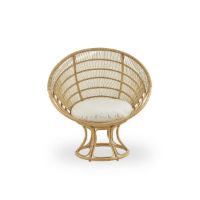 Billede af Sika-Design Luna Chair SH: 50 cm - Natural/B450 Tempotest White