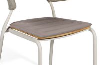 Billede af Mindo 101 Dining Chair Cushion 48x45 cm - Light Grey