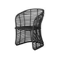 Billede af Cane-line Outdoor Basket Stol SH: 45 cm - Graphite Weave