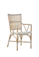 Billede af Sika-Design Monique Arm Chair SH: 45 cm - Hvid/Cappuccino