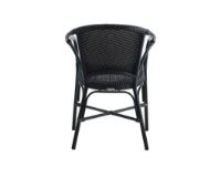 Billede af Sika-Design Valerie Exterior Chair SH: 46 cm - Black/Cappuccino 