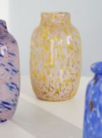 Billede af HAY Splash Vase Round L Ø: 18,5 cm - Light Pink/Yellow 