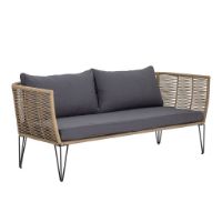 Billede af Bloomingville Mundo Sofa L: 175 cm - Metal/Brun
