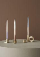 Billede af OYOY Baari Solid Brass Candleholder H: 10 cm - Brushed Brass  OUTLET