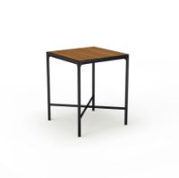 Billede af HOUE Four Bar Table 90x90 cm - Bamboo Lamellas / Black 