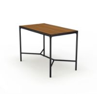 Billede af HOUE Four Bar Table 90x160 cm - Bamboo Lamellas / Black 