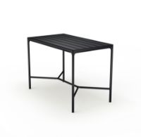 Billede af HOUE Four Bar Table 90x160 cm - Aluminium Lamellas / Black 