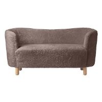 Billede af Audo Copenhagen Mingle Sofa L: 154 cm - Sheepskin Sahara/Natural Oak