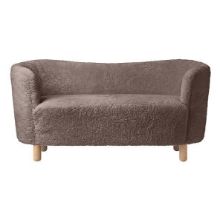 Billede af Audo Copenhagen Mingle Sofa L: 154 cm - Sheepskin Sahara/Natural Oak