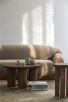 Billede af Nordal HELIN Coffee Table Dark Brown Ø:70 cm - Mango Wood