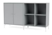 Billede af Montana Selection Pair Skænk med ben 139,2x69,6x38 cm - 02 Fjord / Snow