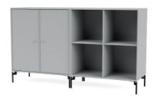 Billede af Montana Selection Pair Skænk med ben 139,2x69,6x38 cm - 02 Fjord / Black