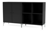 Billede af Montana Selection Pair Skænk med ben 139,2x69,6x38 cm - 05 Black / Chrome