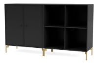 Billede af Montana Selection Pair Skænk med ben 139,2x69,6x38 cm - 05 Black / Brass