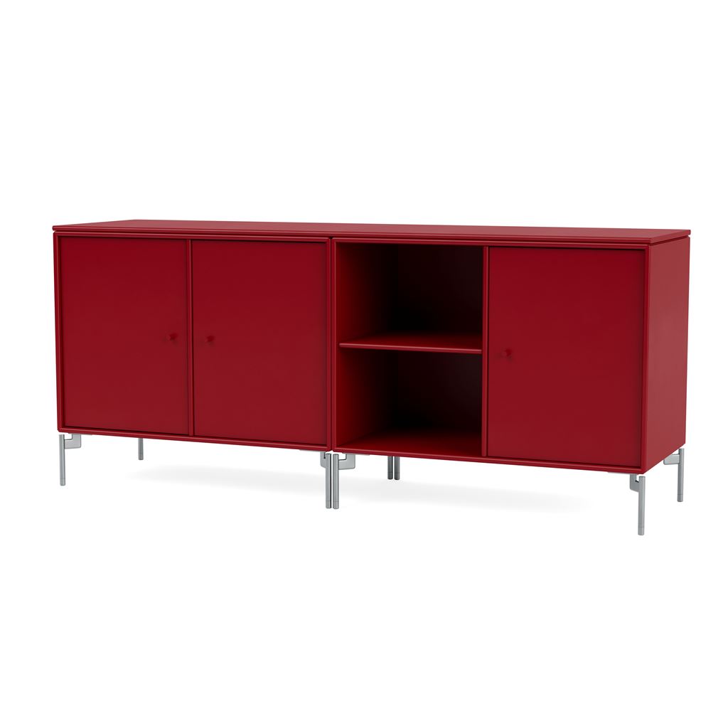 Billede af Montana Selection Save Skænk med ben 139,2x46,8x38 cm - 165 Beetroot / Chrome