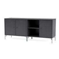 Billede af Montana Selection Save Skænk med ben 139,2x46,8x38 cm - 36 Coal / Chrome