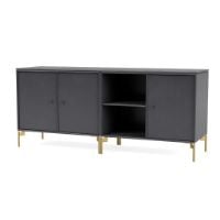 Billede af Montana Selection Save Skænk med ben 139,2x46,8x38 cm - 36 Coal / Brass