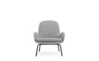 Billede af Normann Copenhagen Era Lounge Chair Low Steel SH: 40 cm - Synergy / LDS16 Partner Grey