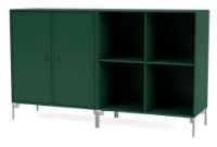 Billede af Montana Selection Pair Skænk med ben 139,2x69,6x38 cm - 136 Pine / Chrome