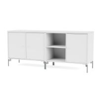 Billede af Montana Selection Save Skænk med ben 139,2x46,8x38 cm - 38 Snow / Chrome