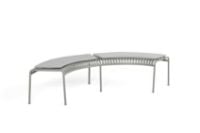 Billede af HAY Palissade Park Bench Cushion Set Of 2 L: 100 cm - Sky Grey