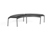 Billede af HAY Palissade Park Bench Cushion Set Of 2 L: 100 cm - Anthracite