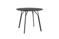 Billede af Woud Tree Dining Table Ø: 90 cm - Sort