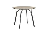 Billede af Woud Tree Dining Table Ø: 90 cm - Beige / Sort